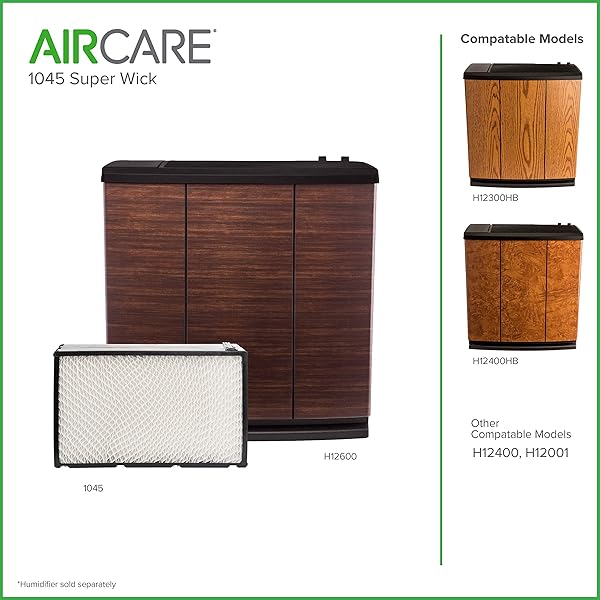 AIRCARE AIRCARE 1045 Replacement Console Wick Black Pack of 3 for Improved Humidifier Performance - View 3 of 5