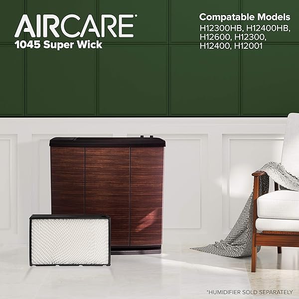 AIRCARE AIRCARE 1045 Replacement Console Wick Black Pack of 3 for Improved Humidifier Performance - View 4 of 5