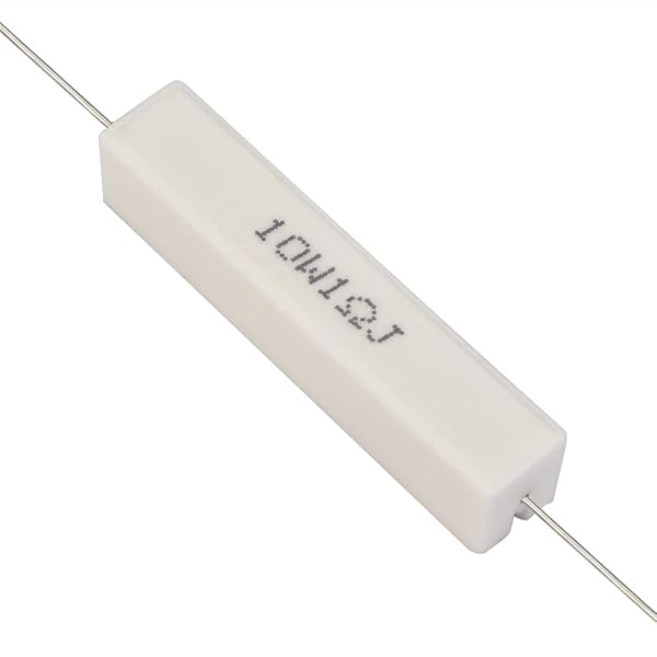 Zerone 10PC Speaker Divider Resistor Kit - 10W Cement Resistors for Audio Equipment & Crossovers (1 Ohm) - View 3 of 10