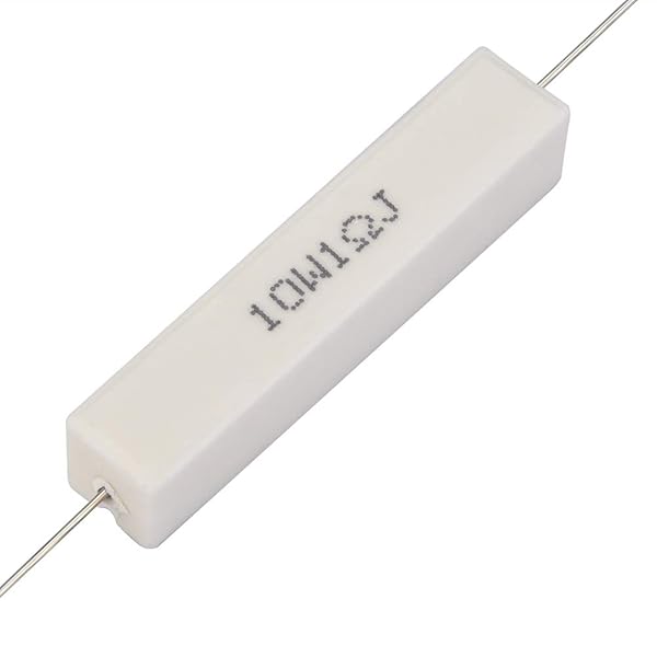 Zerone 10PC Speaker Divider Resistor Kit - 10W Cement Resistors for Audio Equipment & Crossovers (1 Ohm) - View 4 of 10