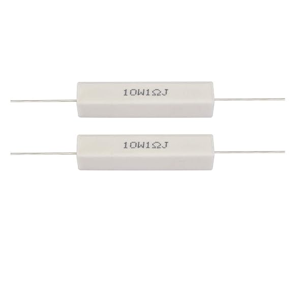 Zerone 10PC Speaker Divider Resistor Kit - 10W Cement Resistors for Audio Equipment & Crossovers (1 Ohm) - View 5 of 10