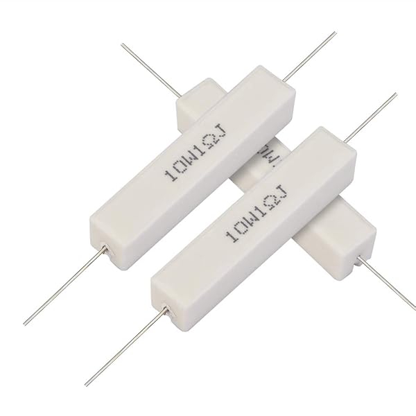 Zerone 10PC Speaker Divider Resistor Kit - 10W Cement Resistors for Audio Equipment & Crossovers (1 Ohm) - View 6 of 10
