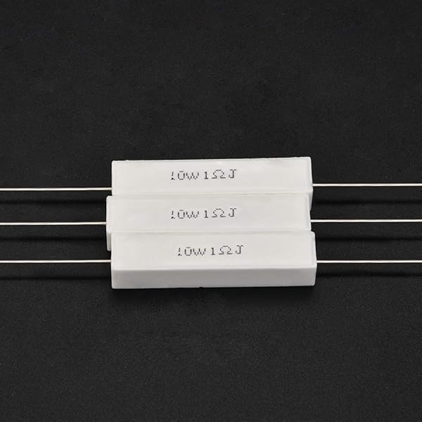 Zerone 10PC Speaker Divider Resistor Kit - 10W Cement Resistors for Audio Equipment & Crossovers (1 Ohm) - View 7 of 10