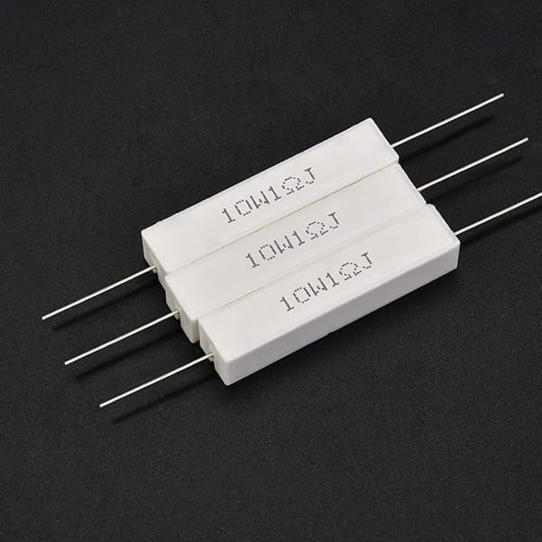 Zerone 10PC Speaker Divider Resistor Kit - 10W Cement Resistors for Audio Equipment & Crossovers (1 Ohm) - View 8 of 10