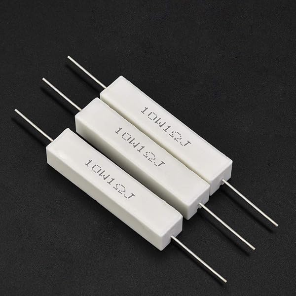 Zerone 10PC Speaker Divider Resistor Kit - 10W Cement Resistors for Audio Equipment & Crossovers (1 Ohm) - View 9 of 10