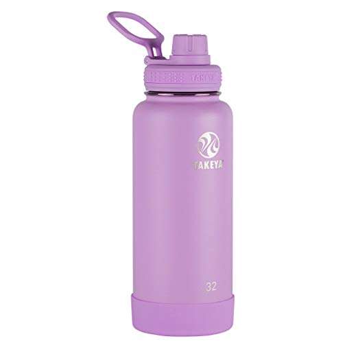 Takeya Takeya Actives 32 Oz Vacuum Insulated Water Bottle - Premium Lilac Stainless Steel with Spout Lid