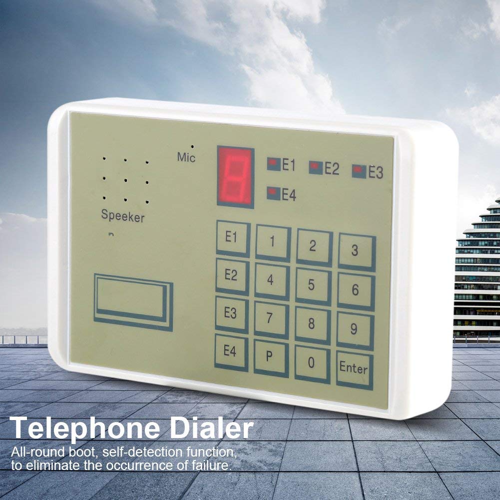 Bewinner Wired Telephone Voice Dialer Auto-dialer Security System for Home and Office Burglar Alarm - View 2 of 9