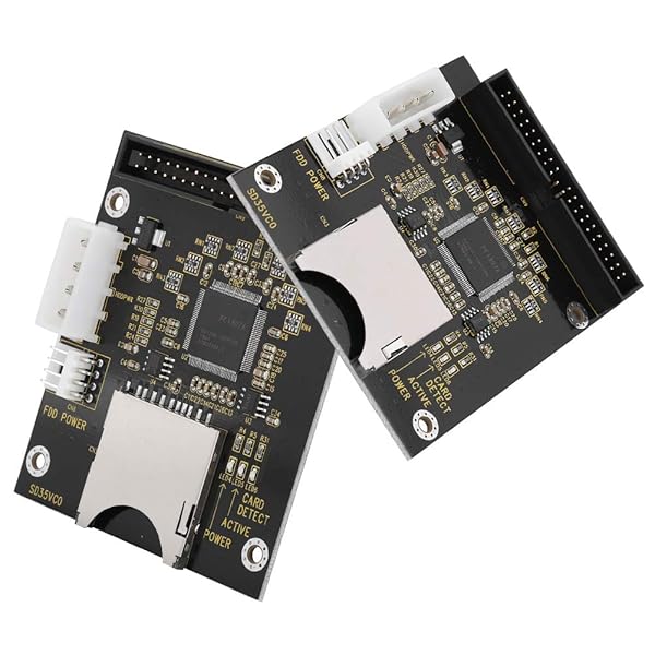 ASHATA ASHATA SD to IDE Adapter: 40Pin Male for SD/SDHC/SDXC/MMC - Compatible with DOS, Windows 98SE, Me, 2000, XP, Vista - View 8 of 10