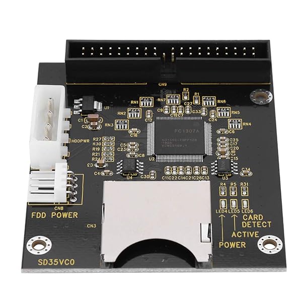 ASHATA ASHATA SD to IDE Adapter: 40Pin Male for SD/SDHC/SDXC/MMC - Compatible with DOS, Windows 98SE, Me, 2000, XP, Vista - View 10 of 10