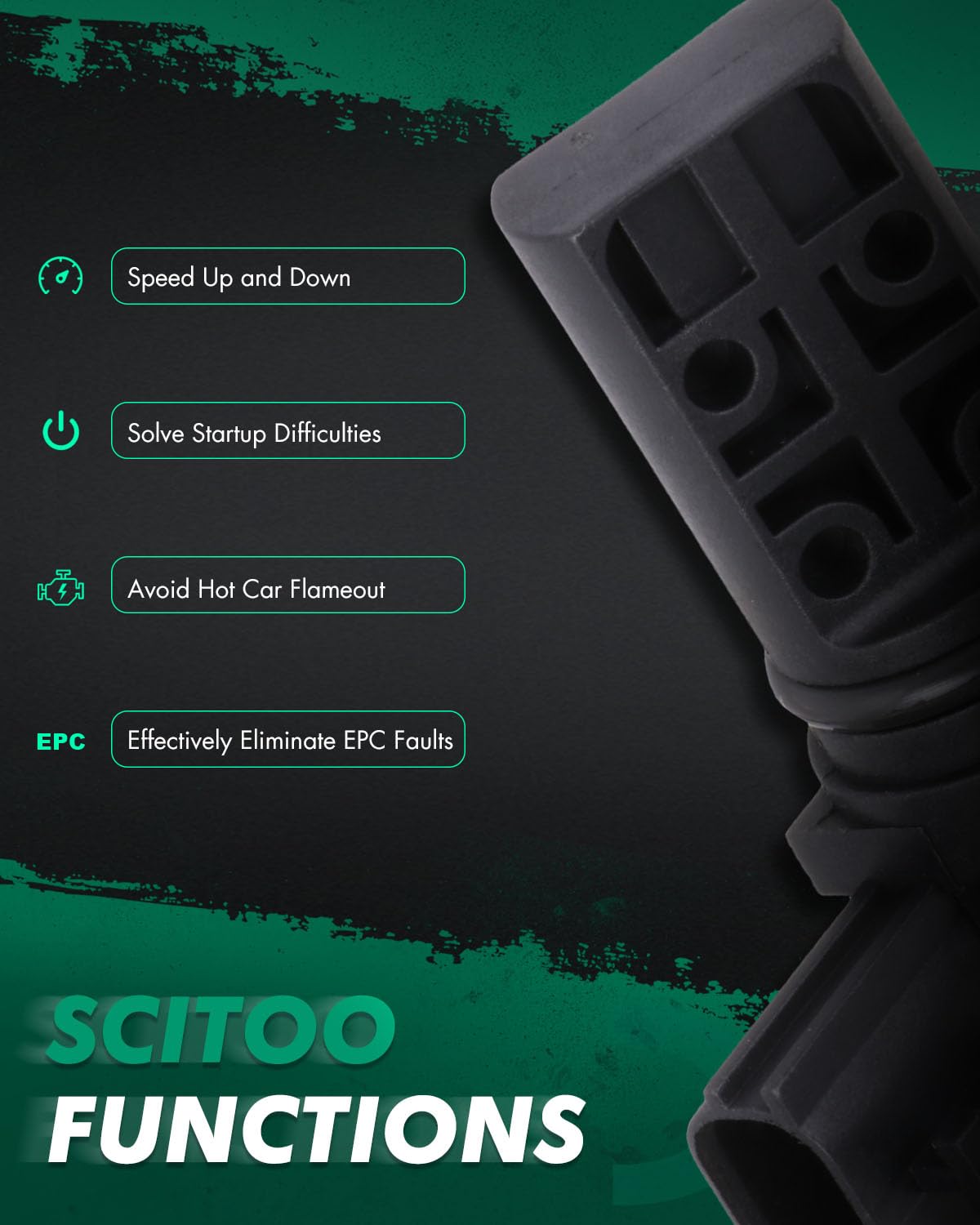 SCITOO SCITOO Camshaft Position Sensor for Infiniti FX45 M45 Nissan Pathfinder 3.5L 2003-2008 1995-2005 OEM 23731-2Y52A 23731-2Y524 - View 6 of 6