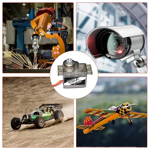 diymore diymore 4pcs DM90S Servo Micro 180Â° 9 Gram Metal Gear Servo Digital Micro Servo Motor for 450 RC Helicopter Plane Boat Car (180 Rotating) - View 7 of 8