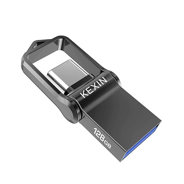 KEXIN Buy KEXIN 128GB USB C Flash Drive - Dual Metal OTG Memory Stick for Android & Tablets