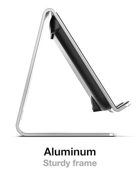 ENCASED Encased PowerStand: Dimmable LED Wireless Charger for iPhone & Android - Sleek Aluminum Desktop Stand - View 3 of 7