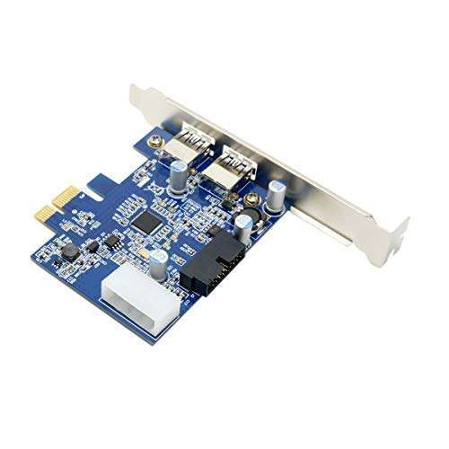 axGear axGear USB 3.0 PCI-E Controller Card: 2 External Ports & Internal 19 Pin Connection for Fast Data Transfer - View 5 of 8