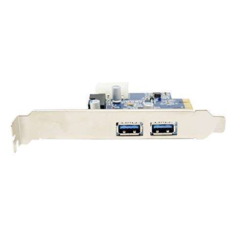 axGear axGear USB 3.0 PCI-E Controller Card: 2 External Ports & Internal 19 Pin Connection for Fast Data Transfer - View 7 of 8