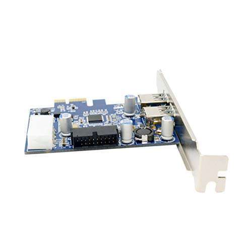 axGear axGear USB 3.0 PCI-E Controller Card: 2 External Ports & Internal 19 Pin Connection for Fast Data Transfer - View 8 of 8