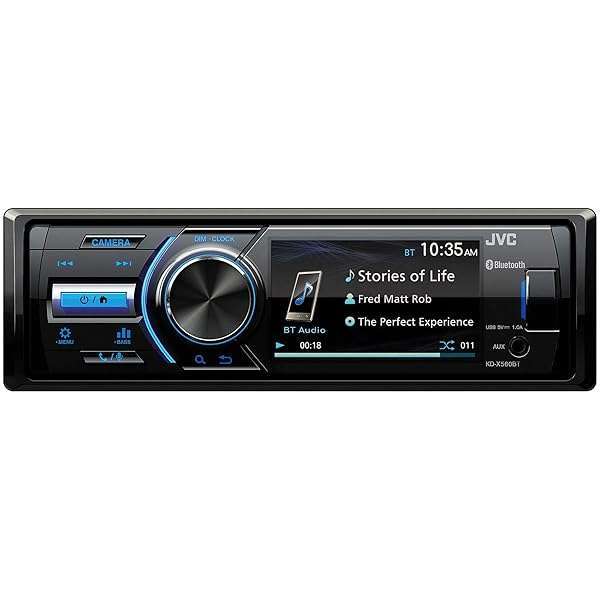 JVC KD-X560BT: Top Bluetooth Car Stereo with USB, AUX & Rear Camera Input for iPhone/Android