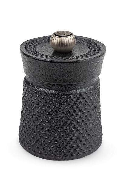 Peugeot Peugeot 35402 BALI FONTE Black Cast Iron Pepper Mill - 8cm/3in | Durable & Stylish Kitchen Essential