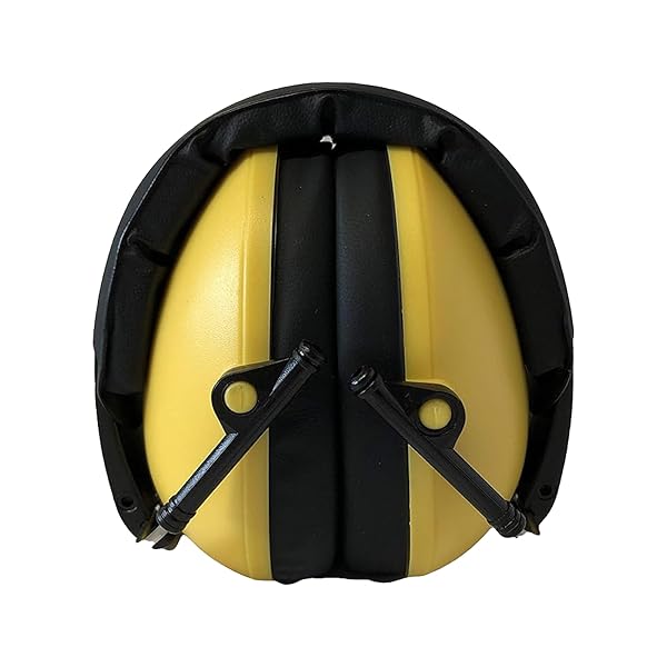 Banz BANZ Kids Headphones: Adjustable Hearing Protection Earmuffs for All Ages - Block Noise at Concerts, Movies & More (Yellow)