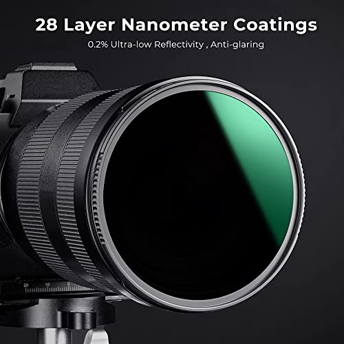 K&F CONCEPT KF Concept 62MM ND1000 Filter 10 Stops Neutral Density Lens HD 18 Layer Nano Coating for Canon Nikon Lens - View 6 of 9