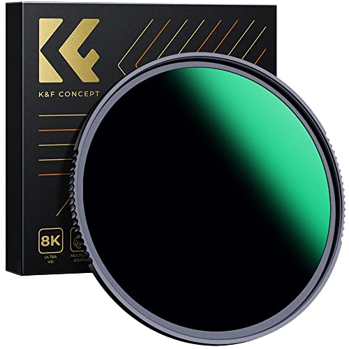 KF Concept 62MM ND1000 Filter 10 Stops Neutral Density Lens HD 18 Layer Nano Coating for Canon Nikon Lens