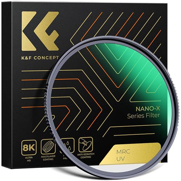 KF Concept 55mm UV Filter for Camera Lenses Ultra Slim 18 Layer Multi Coated Nanotech Protection