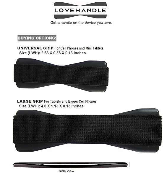 LOVEHANDLE LoveHandle Duo Grip: Chic Chevron Smartphone & Tablet Strap with XL Grip - Stylish & Functional! - View 8 of 9