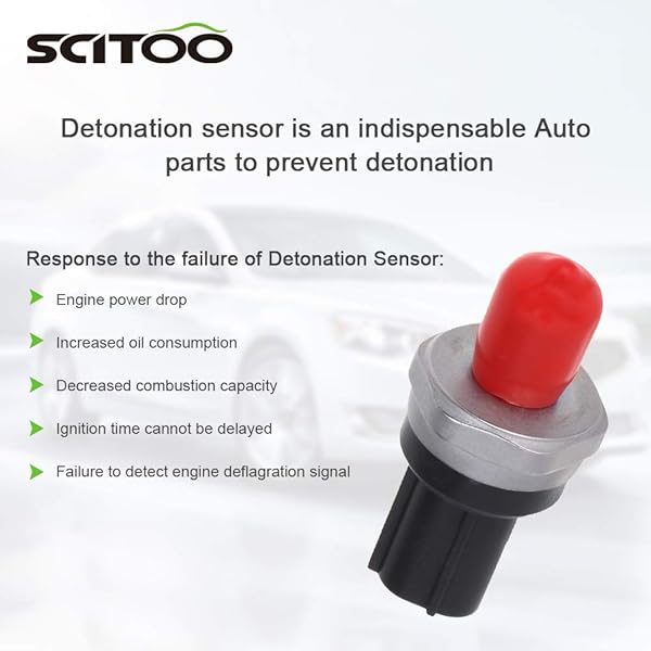 SCITOO SCITOO Knock Sensor 12582343 for Acura Honda Accord Odyssey Pilot Ridgeline MDX RL TL Fast Ignition Detonation Sensor Replacement - View 4 of 6