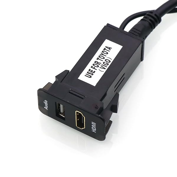 Timloon Timloon HDMI Socket Mount & USB Audio Input for Toyota Type B: Ultimate Guide - View 7 of 7