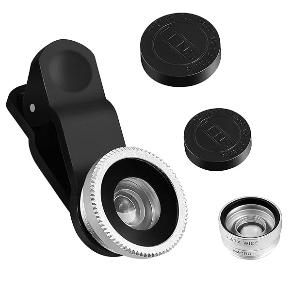 Hemobllo 3-in-1 Hemobllo Mobile Phone Lens: Super Wide Angle, Macro & Fisheye for iPhone 6S/7/8/X - Clip-On Camera Accessory - View 10 of 10