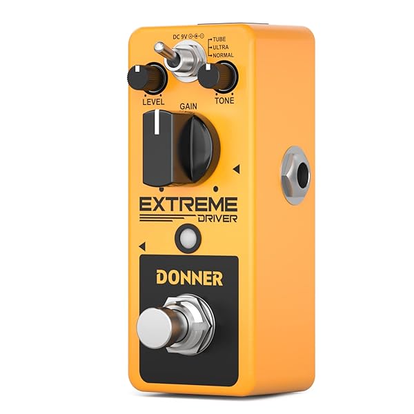 Donner Donner Distortion Guitar Pedal: Extreme Driver Analog Turbo with 3 Modes & True Bypass - View 4 of 7