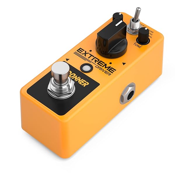 Donner Donner Distortion Guitar Pedal: Extreme Driver Analog Turbo with 3 Modes & True Bypass - View 7 of 7