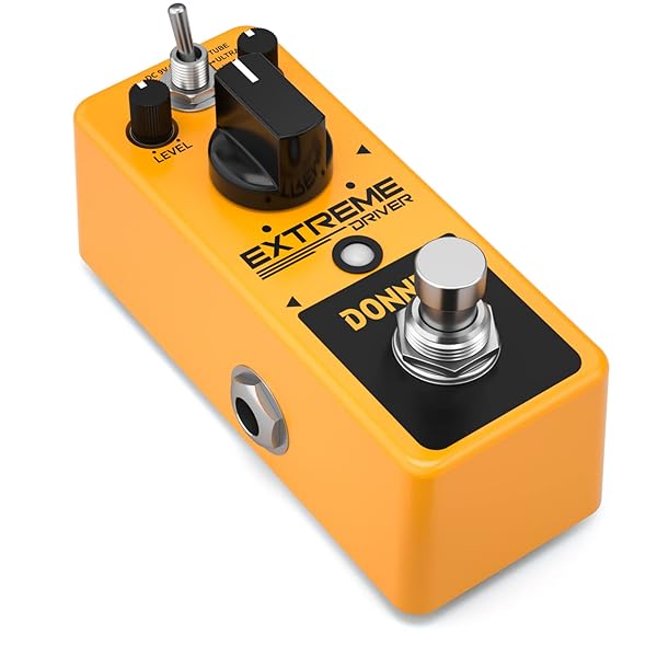 Donner Donner Distortion Guitar Pedal: Extreme Driver Analog Turbo with 3 Modes & True Bypass - View 2 of 7