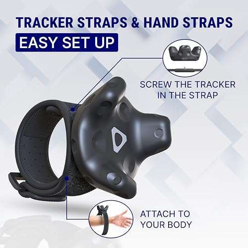Skywin Skywin VR Tracker Belt & Strap Bundle for HTC Vive - Adjustable Full-Body Tracking with 1 Belt & 2 Hand Straps - View 7 of 8