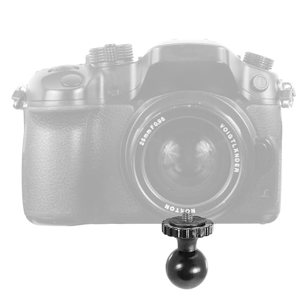 iBOLT "iBOLT 25mm Ball to 1/4" Camera Screw Mount Adapter - Compatible with Standard 1" Mounts" - View 3 of 3