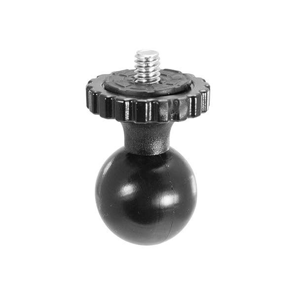 "iBOLT 25mm Ball to 1/4" Camera Screw Mount Adapter - Compatible with Standard 1" Mounts"