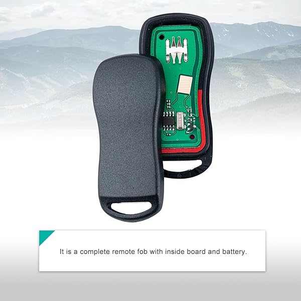 Auto Key Max Keyless Entry Remote Key Fob Clicker for Nissan Infiniti by AUTOKEYMAX Pair - View 4 of 4