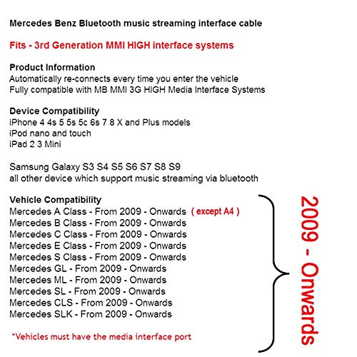 YOOSEN YOOSEN Bluetooth Adapter for Mercedes MMI - Connect USB, Android, iPhone & More! - View 8 of 8