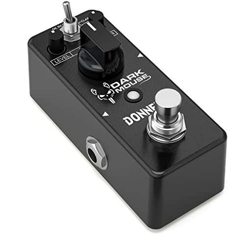 Donner Donner Dark Mouse Distortion Pedal: Classic Hyper Crunch & Fuzzy Sounds for Electric Guitar Pedalboard - True Bypass - View 3 of 10