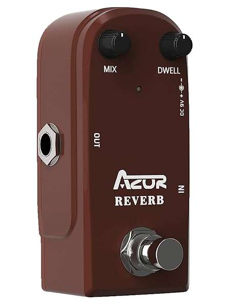 AZOR AZOR AP311 Spring Reverb Guitar Pedal - True Bypass, Durable Aluminium Alloy Case - View 6 of 8
