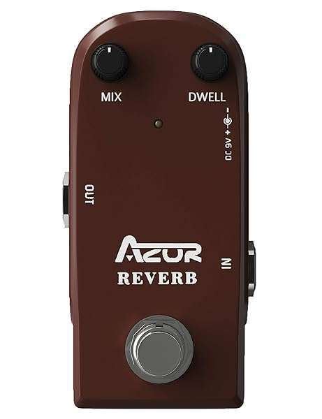 AZOR AZOR AP311 Spring Reverb Guitar Pedal - True Bypass, Durable Aluminium Alloy Case - View 8 of 8