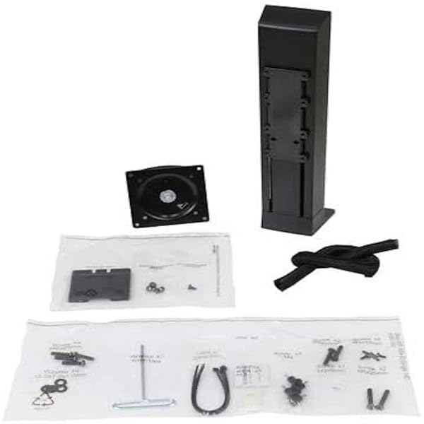 Ergotron "Ergotron WorkFit Single Monitor Kit HD - Supports Monitors Up to 30" | Add-on for WorkFit-T, TL, TX & Corner - Black"