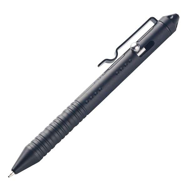 SMOOTHERPRO SMOOTHERPRO Bolt Action Pen - Tungsten Side, EDC Pocket Tool in Black | 3 Color Options Available