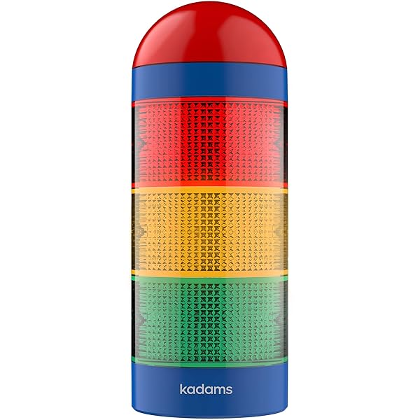 KADAMS KADAMS Visual Timer for Kids with Audio Pre-Alarm Traffic Light Alarm for Classroom Home Time Management Tool 24hr Countdown
