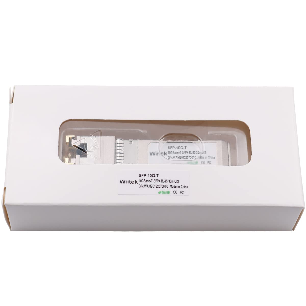 Wiitek Wiitek 10Gb SFP+ to RJ45 Modules Compatible with Cisco Ubiquiti Netgear Mikrotik Unifi for High Speed Ethernet Connections - View 6 of 9