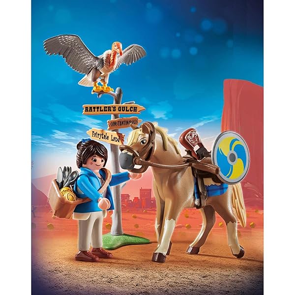 Playmobil Playmobil The Movie Marla with Horse 70072 Fun Playset for Kids Adventure and Imagination - View 3 of 3