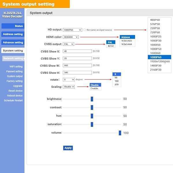 URayCoder URayCoder H.265 H.264 Video Decoder: HDMI, VGA, CVBS Streaming for IP Cameras & More - View 10 of 11
