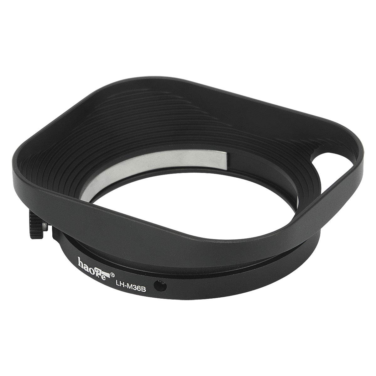 Haoge Haoge LH-M36B Square Metal Lens Hood Shade for Leica Summicron 35mm f2 and Elmarit-M 28mm f2.8 ASPH Black Hollow Out Design - View 2 of 7