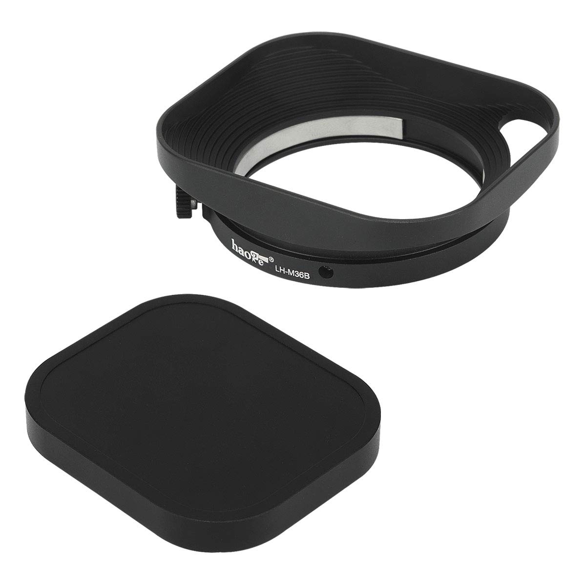 Haoge Haoge LH-M36B Square Metal Lens Hood Shade for Leica Summicron 35mm f2 and Elmarit-M 28mm f2.8 ASPH Black Hollow Out Design - View 5 of 7