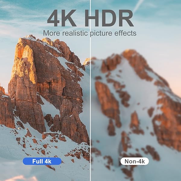 Tainston Tainston 200ft Fiber HDMI Cable 4K 60Hz High Speed 18.2Gbps HDR ARC Slim Flexible Fiber Optic Technology - View 4 of 9